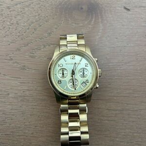 Michael Kors Gold-Tone Chronograph Watch